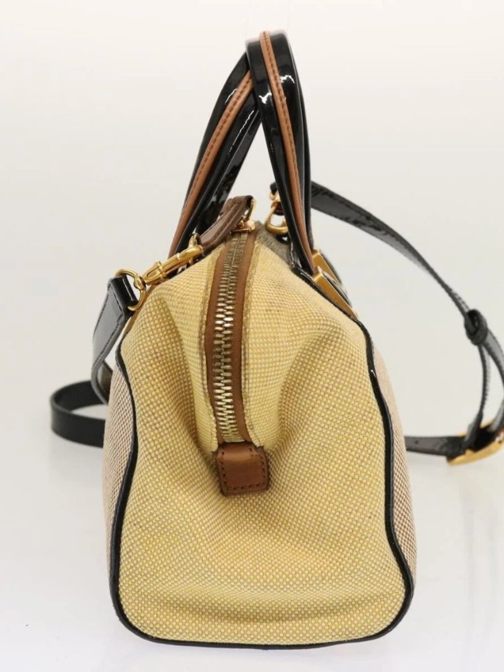FENDI Hand Bag Canvas 2way Beige - Picture 6 of 16